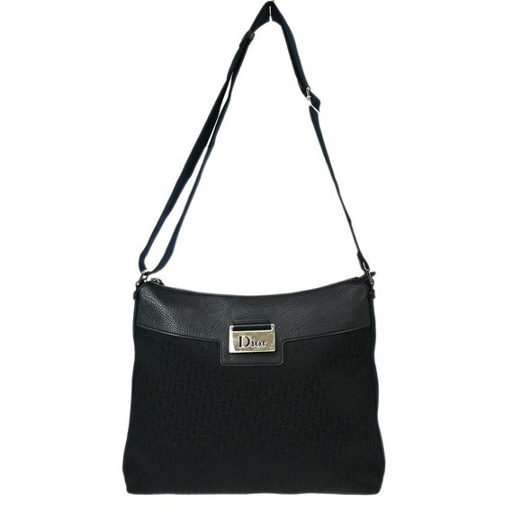 Christian Dior Black Trotter Street Chic Shoulder Bag 07-RU-1005 XX07517 - Picture 1 of 8